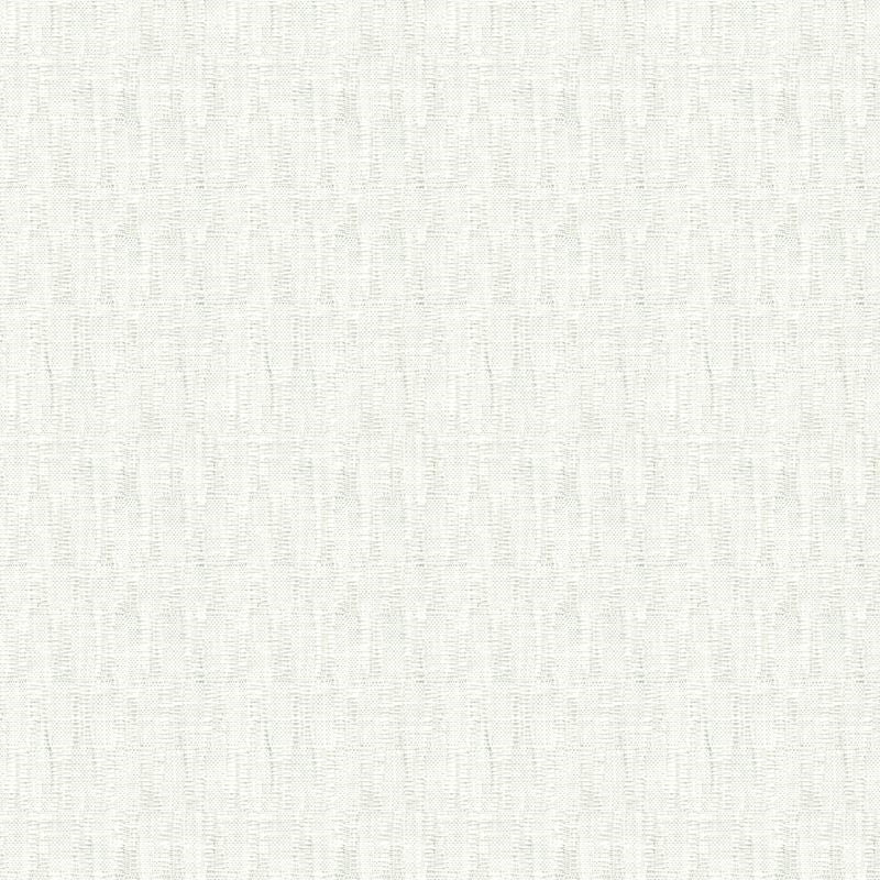 Sample 4163.1.0 White Drapery Solid W Pattern Fabric by Kravet Contract