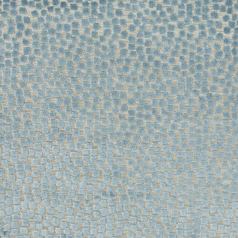 Sample 36040.5.0 Becoming Blue Dots Kravet Contract Fabric