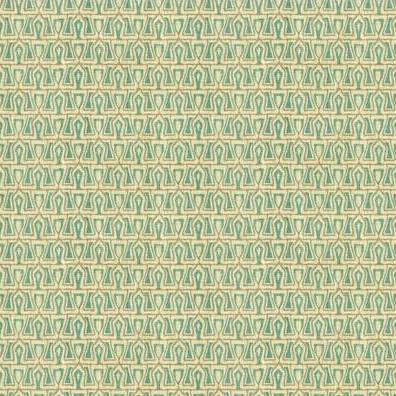 Sample GWF-3505.5.0 Passage Blue Geometric Lee Jofa Modern Fabric