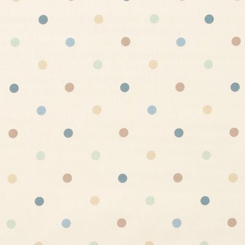 Sample F0370-01 Dotty Duckegg Dots Clarke And Clarke Fabric
