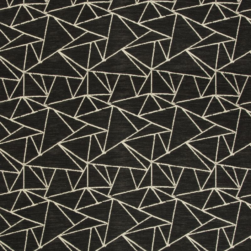 Sample 35019.8.0 Black Upholstery Contemporary Fabric by Kravet Contract