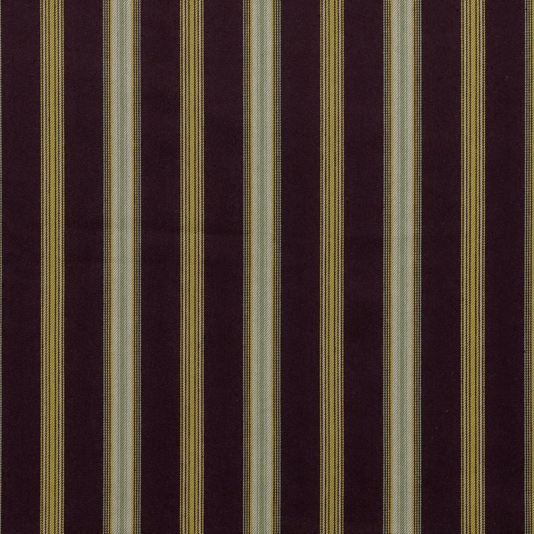 Sample BFC-3670.909.0 Canfield Stripe, Aubergine Upholstery Fabric by Lee Jofa