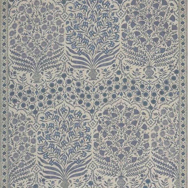 Sample 2017108.515.0 Sameera, Blue Indigo Multipurpose Fabric by Lee Jofa