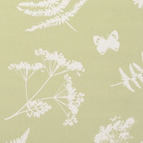 Sample F0521-04 Moorland Green Botanical Clarke And Clarke Fabric
