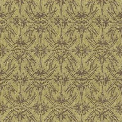 Sample GWF-2926.23.0 Lily Branch Green Modern/Contemporary Lee Jofa Modern Fabric