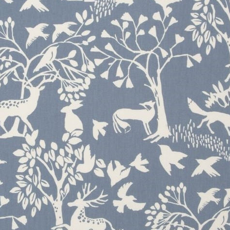 Sample F0993-01 Vilda Chambray Animal/Insect Clarke And Clarke Fabric