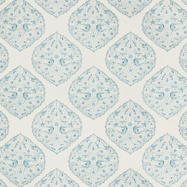 Sample 2017165.5.0 Lido Print, Sky Multipurpose Fabric by Lee Jofa