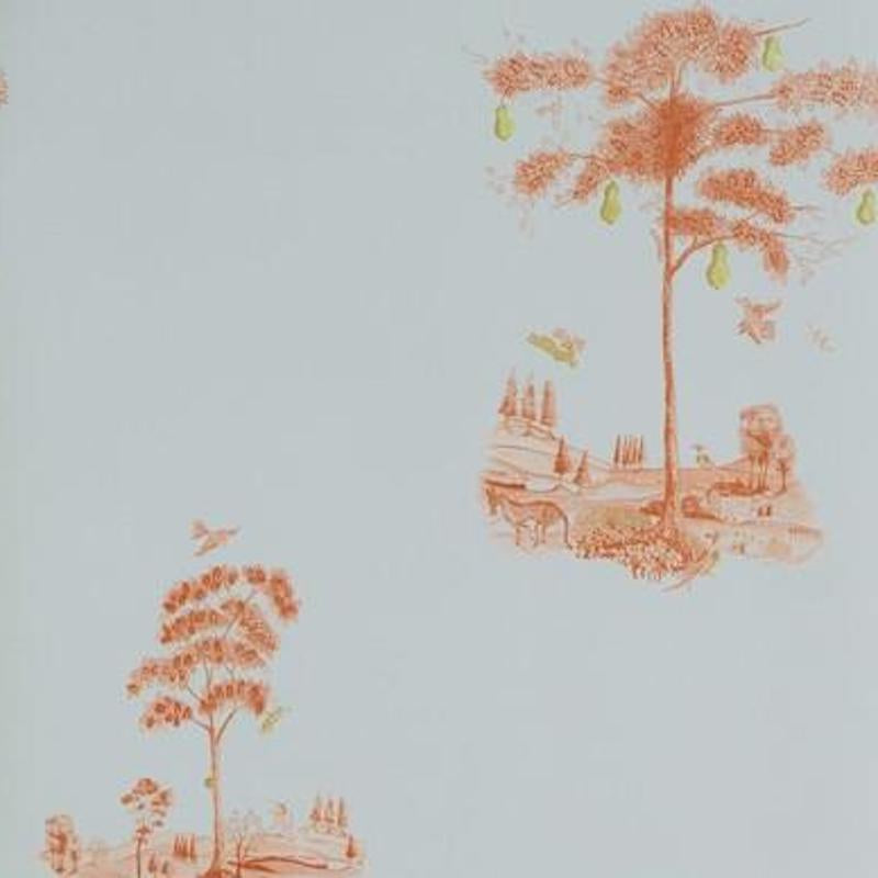 Sample AMW10055.1211.0 Pear Tree, Sunsetorange by Kravet Couture Wallpaper