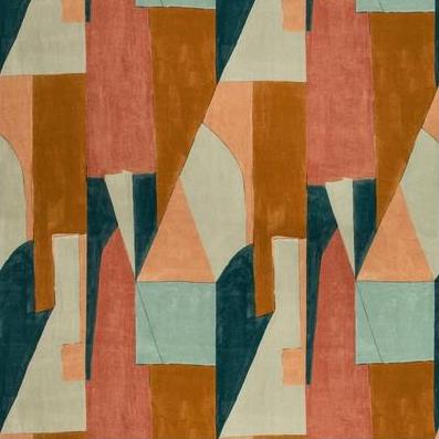 Sample GWF-3752.357.0 District Multi Color Modern/Contemporary Lee Jofa Modern Fabric