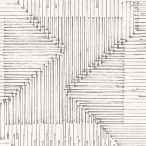 Sample WTP4001.WT.0 Warp and Weft Grey On Grey Geometric Winfield Thybony Wallpaper