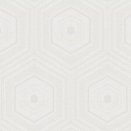 Sample WTP4036.WT.0 Concentric Groove Cream Geometric Winfield Thybony Wallpaper