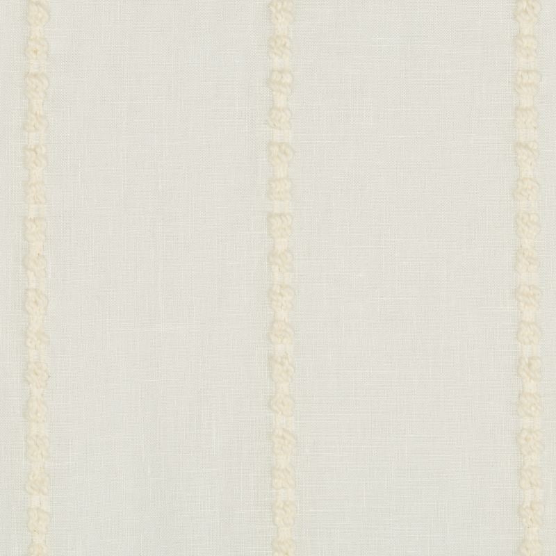 Sample 4578.1.0 Ivory Drapery Stripes Fabric by Kravet Design