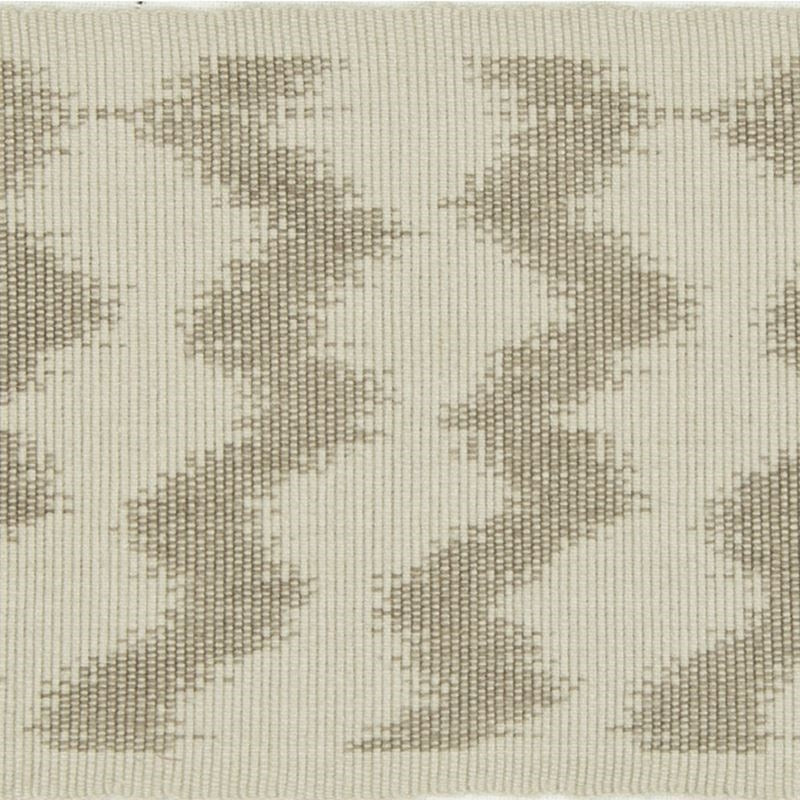 Sample T30771.106.0 Watermark Tape Mushroom Beige Trim Fabric by Kravet Design