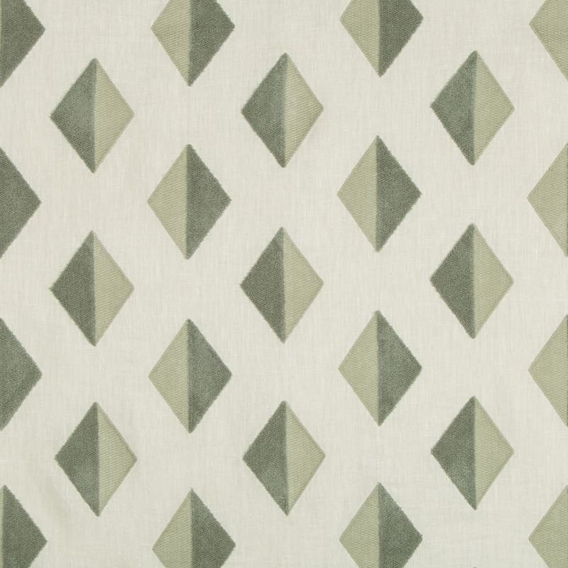 Sample 35389.13.0 Barroco Boucle Seafoam White Multipurpose Diamond Fabric by Kravet Design