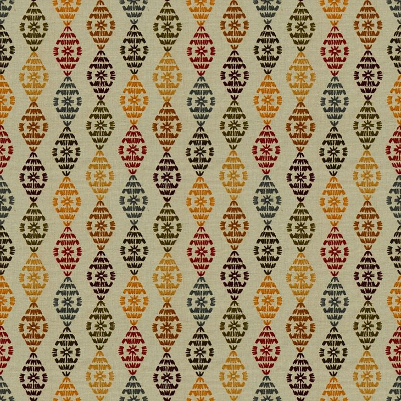 Sample 4012.416.0 Soojini Knots Harvest Beige Drapery Texture Fabric by Kravet Design