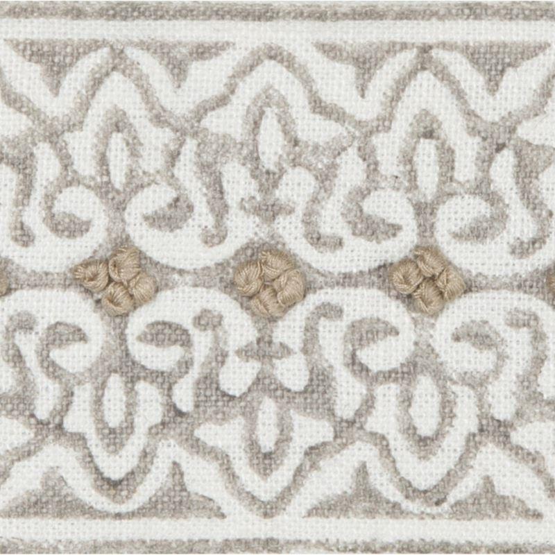 Sample TL10154.11.0 Paige Tape, Pebble by Lee Jofa Fabric