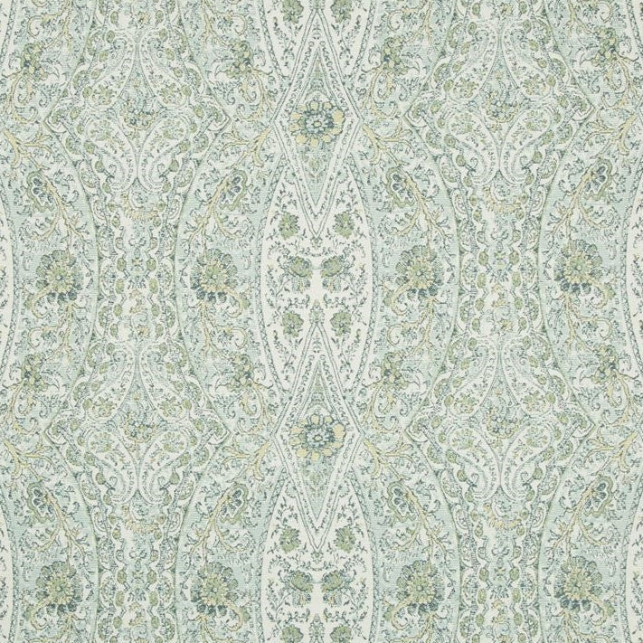 Sample 34760.35.0 Turquoise Upholstery Damask Fabric by Kravet Contract