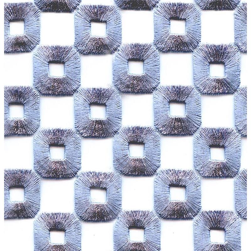 Sample 4184.52.0 Pileus Slate Slate Drapery Geometric Fabric by Kravet Design