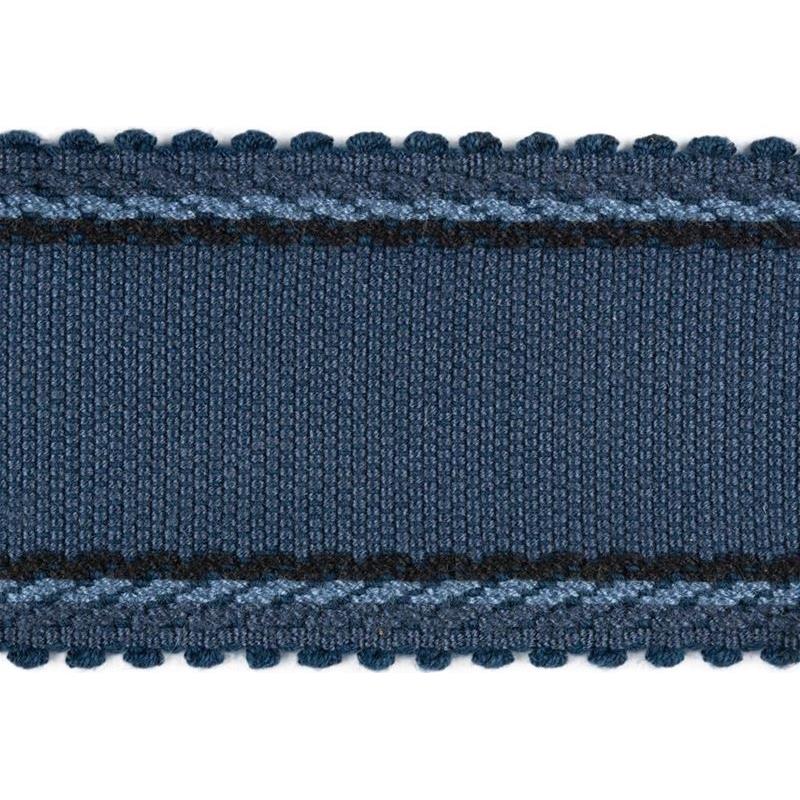 Sample T30732.5.0 Must Have Denim Indigo Trim Fabric by Kravet Design