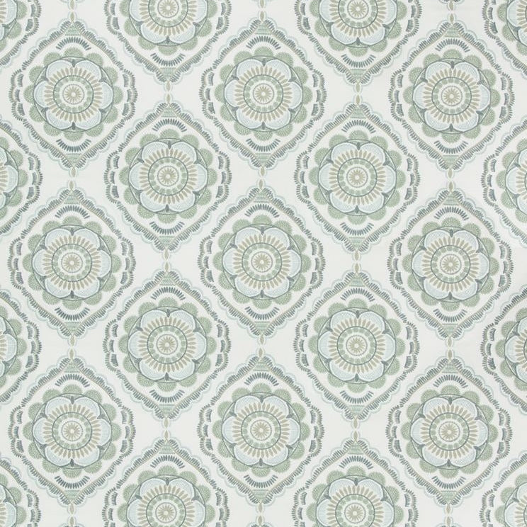 Sample 2017170.123.0 Monterey Emb, Sea Mist Multipurpose Fabric by Lee Jofa