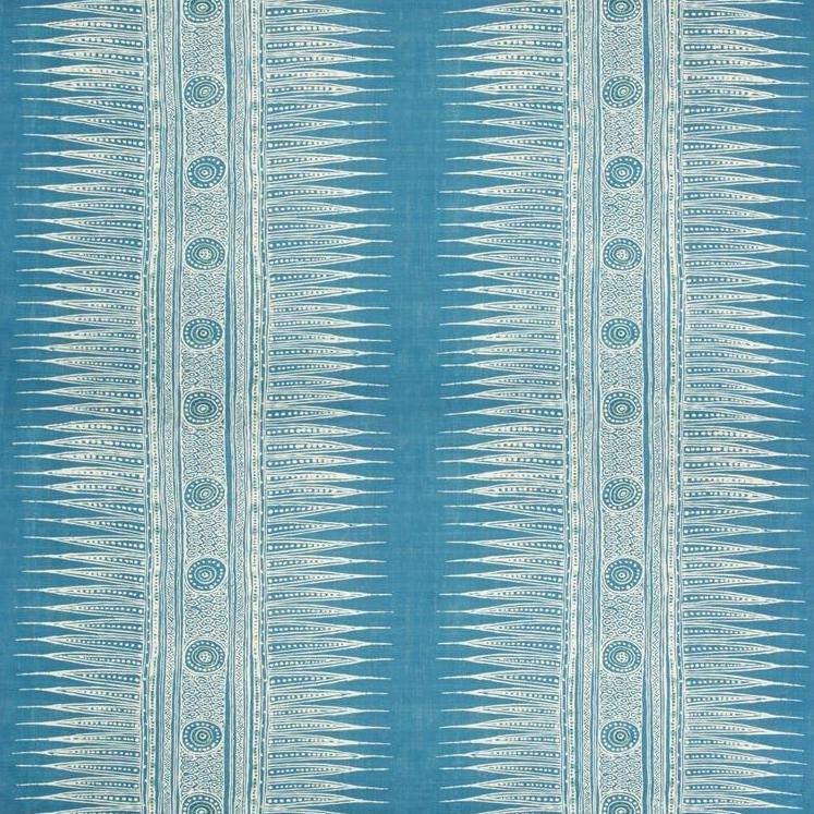 Sample 2010136.505.0 Indian Zag, Marine Multipurpose Fabric by Lee Jofa