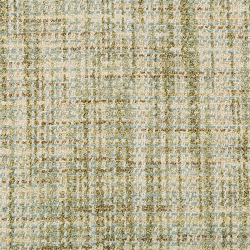 Sample 35648.23.0 Green Upholstery Plaid Fabric by Kravet Design