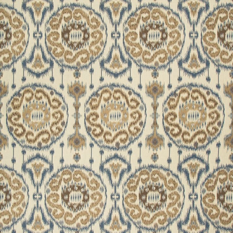 Sample 34996.615.0 Blue Upholstery Ethnic Fabric by Kravet Design