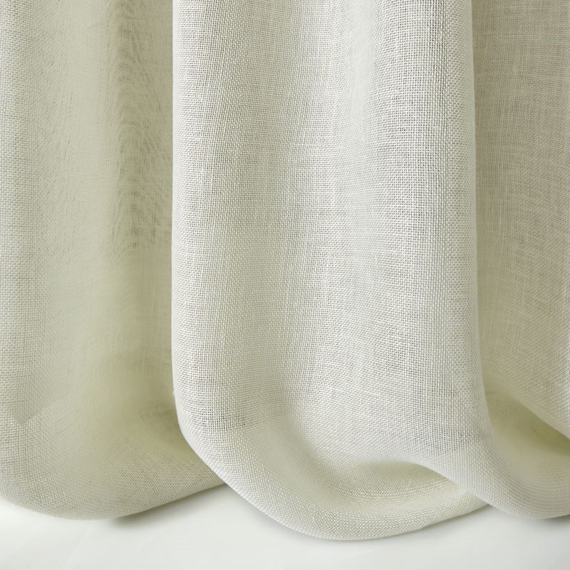 Sample LZ-30199.17.0 Guiza White Drapery Solids Plain Cloth Fabric by Kravet Design
