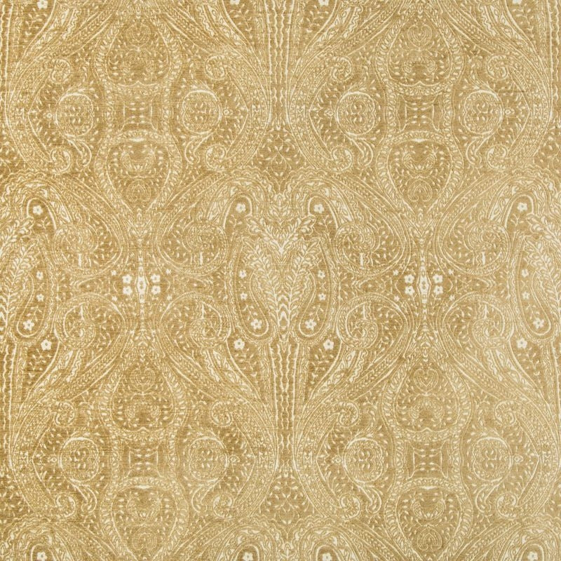 Sample 34720.416.0 Beige Upholstery Paisley Fabric by Kravet Design