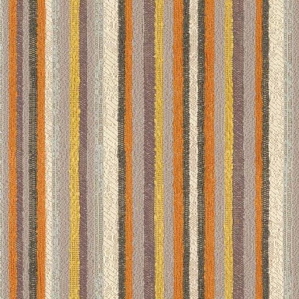 Sample 34646.1124.0 Back Street Nomad Orange Upholstery Stripes Fabric by Kravet Contract