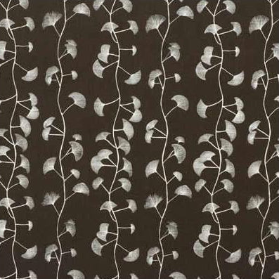 Sample GWF-2616.616.0 Fans Brown Botanical Lee Jofa Modern Fabric