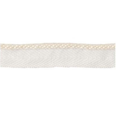 Sample NARROW CORD.IVORY.0 T30562 White Threads Fabric