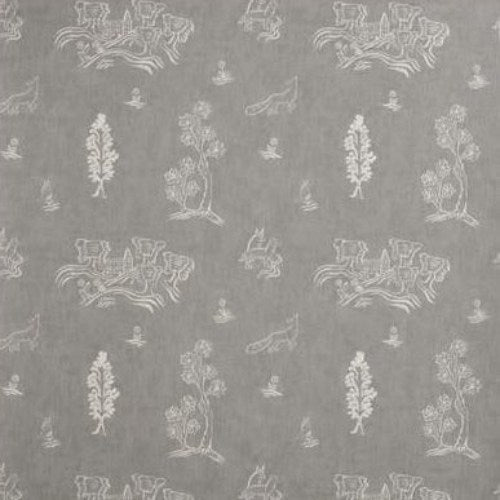Sample AM100318.21.0 Friendly Folk Grey Animal/Insect Kravet Couture Fabric