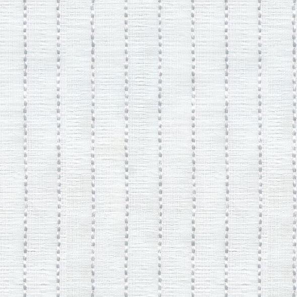 Sample 4546.101.0 White Drapery Stripes Fabric by Kravet Contract