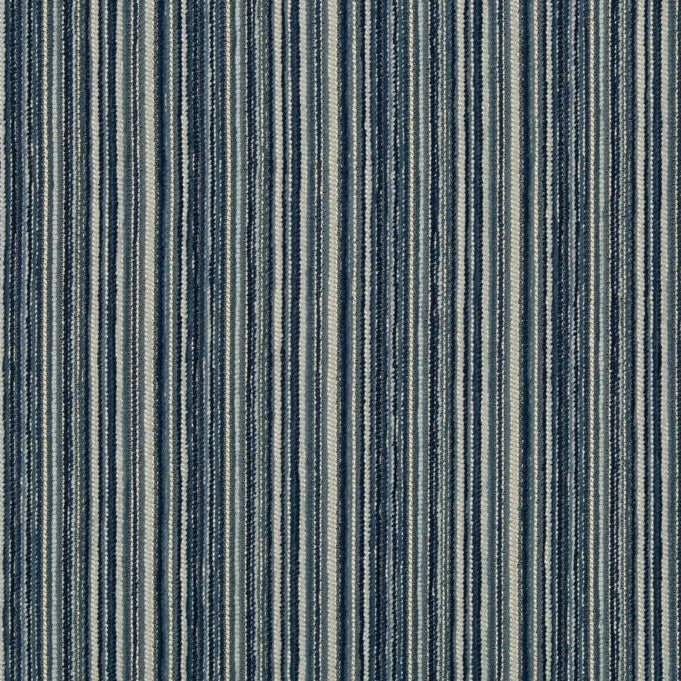 Sample 34740.511.0 Blue Upholstery Stripes Fabric by Kravet Contract