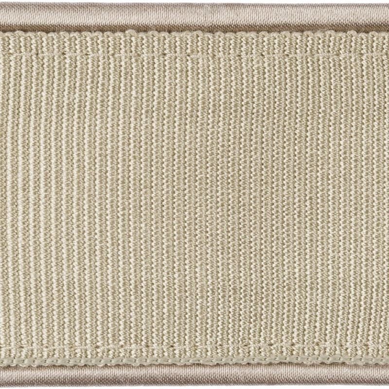 Sample T30743.611.0 Satin Edge Band Mink Taupe Trim Fabric by Kravet Design
