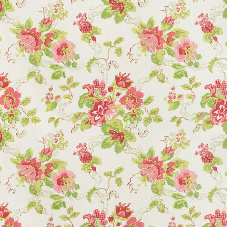 Sample BFC-3520.173.0 Parnham, Pink Lime Multipurpose Fabric by Lee Jofa