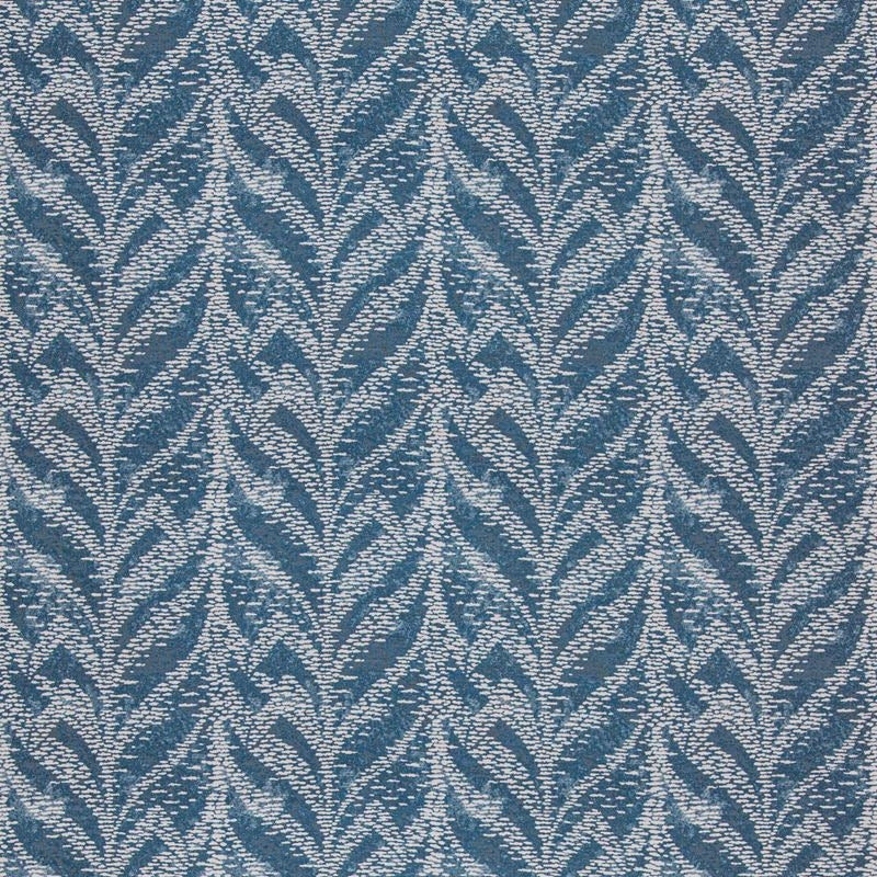 Sample 35818.5.0 Pompano Blue Flamestitch Kravet Fabric Fabric