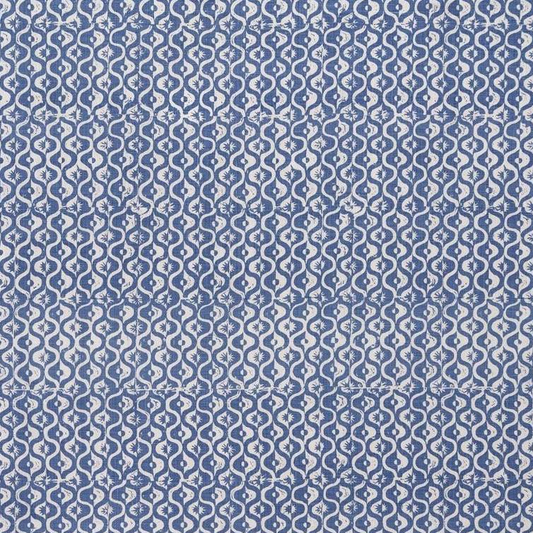 Sample BFC-3669.5.0 Small Medallion, Azure Multipurpose Fabric by Lee Jofa