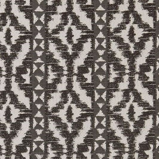 Sample F0877-01 Bw1005 Black/White Clarke And Clarke Fabric