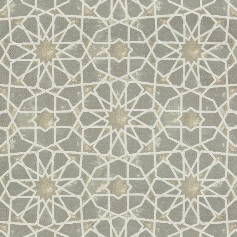 Sample 35100.11.0 Light Grey Upholstery Ethnic Fabric by Kravet Design