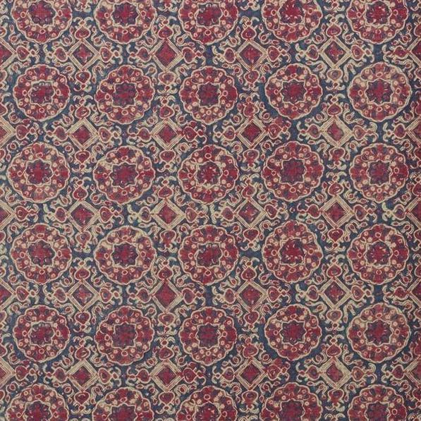 Sample BFC-3652.195 BLITHFIELD Ashcombe Red/Blue Lee Jofa Fabric