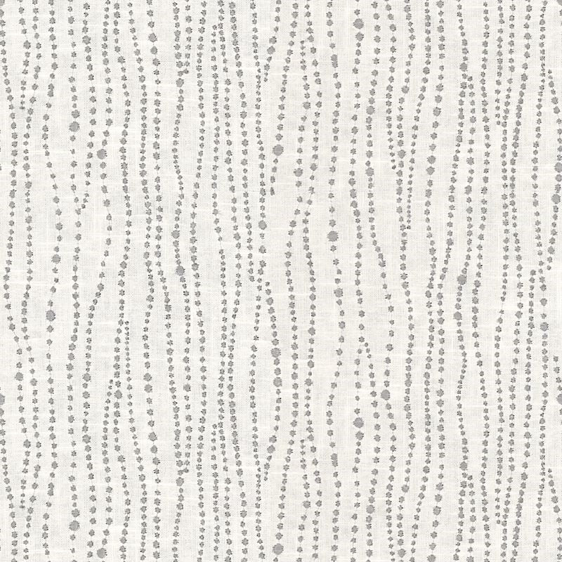 Sample 4192.11.0 Denali Graphite Grey Drapery Dots Fabric by Kravet Design