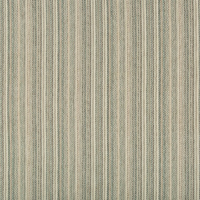 Sample 35733.1135.0 Teal Upholstery Stripes Fabric by Kravet Design
