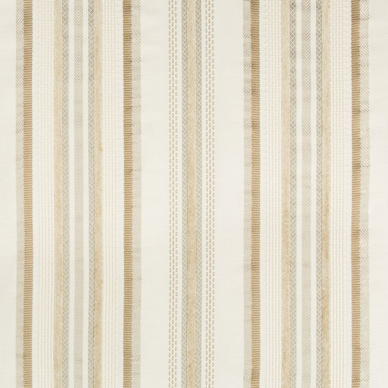 Sample 35136.416.0 Beige Upholstery Stripes Fabric by Kravet Design