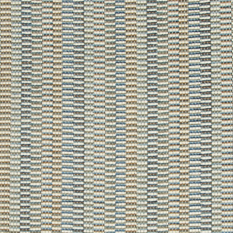 Sample 34732.521.0 Blue Upholstery Stripes Fabric by Kravet Contract