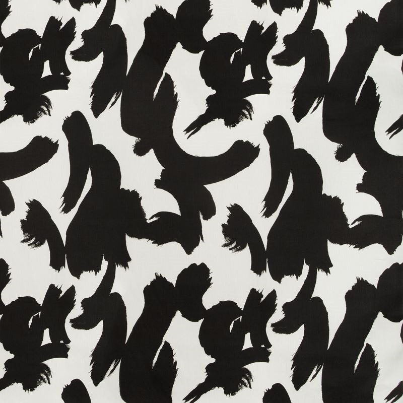 Sample BOLDSTROKE.8.0 Boldstroke Black Black Multipurpose Contemporary Fabric by Kravet Design