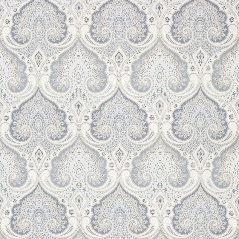 Sample LATICIA.1611.0 Laticia Grey Paisley Kravet Fabric Fabric