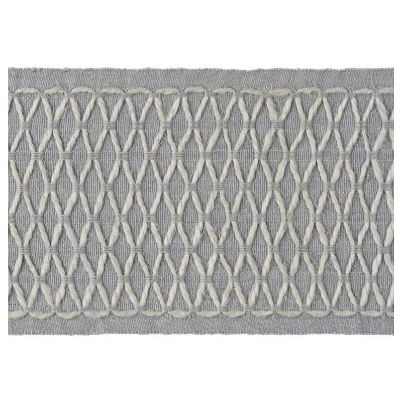 Sample T30719.11.0 Chapelle Frost Grey Trim Fabric by Kravet Couture