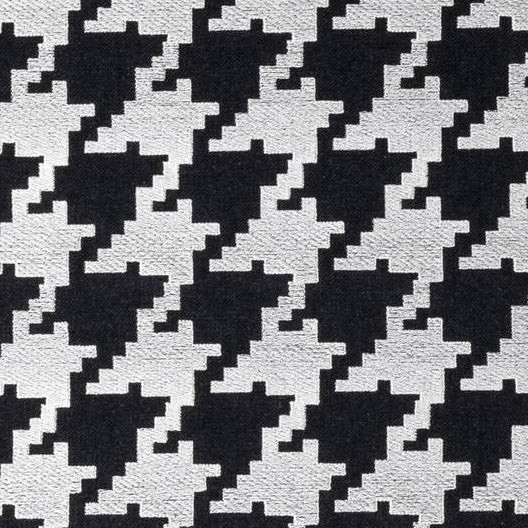Sample F0883-01 Bw1011 Black/White Clarke And Clarke Fabric